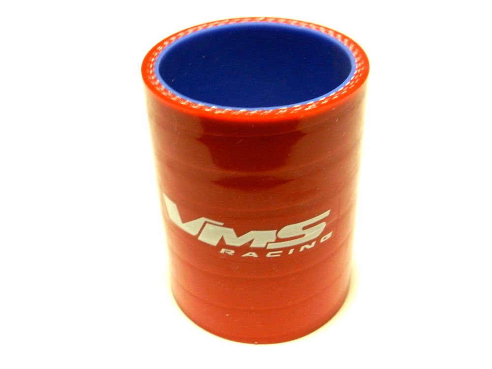 VMS RACING 3 PLY REINFORCED SILICONE STRAIGHT REDUCER COUPLER - 3-4" RED