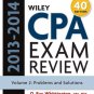 Full Set (10 pc) Wiley CPA 2014 Study Guide, Focus Notes & Exam Review Vol.1,2