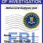 FBI ID Badge/Pass “Criminal Minds” Customizable