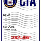 CIA ID Badge/Pass “Person of Interest” Customizable