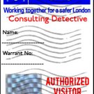 British Police ID Badge/pass “Sherlock” Customizable