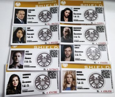 Agent od Shield prop replica ID Cards