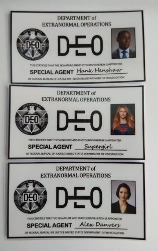 Supergirl ID Card