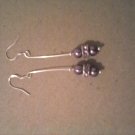 purple pearl earrings