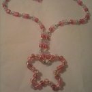 ladies pink butterfly