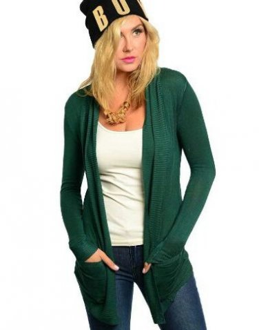 comfy long pocketed cardigan