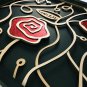 3D wooden wall picture for decoration (60*60cm) - red rose B