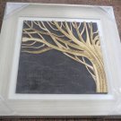 3D wooden wall picture for decoration (39*39cm) - tree left