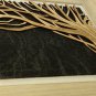 3D wooden wall picture for decoration (39*39cm) - tree left