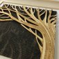 3D wooden wall picture for decoration (39*39cm) - tree left