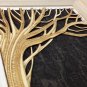 3D wooden wall picture for decoration (39*39cm) - tree right