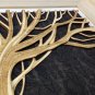 3D wooden wall picture for decoration (39*39cm) - tree right