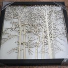 3D wooden wall picture for decoration (48*48cm) - forest A