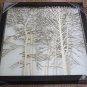 3D wooden wall picture for decoration (48*48cm) - forest A