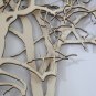 3D wooden wall picture for decoration (48*48cm) - forest B