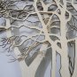 3D wooden wall picture for decoration (48*48cm) - forest C