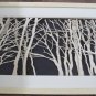 3D wooden wall picture for decoration (95*55cm ) - forest