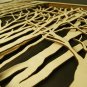 3D wooden wall picture for decoration (95*55cm ) - forest