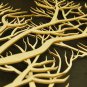 3D wooden wall picture for decoration (95*55cm) - couple in forest