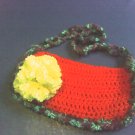 PURSE WITH YELLOW FLOWER