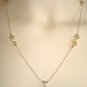 Golden shadow crystal necklace making kit w Swarovski elements EZ instruct.