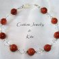 amethyst & w clear Swarovski elements bracelet adult bead jewelry craft kit