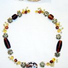 brown gold bead jewelry making supplies w wire clasp beads ALL INCLUDED KIT 12