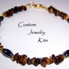 unisex tiger eye hematite bracelet jewelry Kit EASY instructions all included