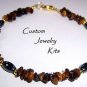 unisex tiger eye hematite bracelet jewelry Kit EASY instructions all included
