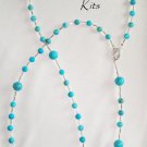Turquoise stone adult rosary bead supply KIT ALL incl. w pic instruction EASY