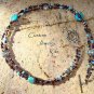 turquoise double strand necklace kit jewelry kit beads kit EZ All included