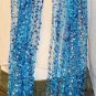 blue tones scarf or beach wrap several style options 4 season light open weave
