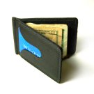 BLACK Hand-made Genuine Cowhide Leather for Men's Money Clip Wallets Made In USA