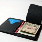 USA Hand made Bifold Flip Genuine Cowhide Leather Men's Money Clip Wallet Holder