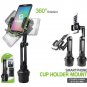 Universal Heavy Duty Long Extended Car Cup Mount Stand Crane for Apple iPhone 6