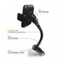 Car Cigarette Lighter Plug Gooseneck Phone Holder for iPhone 6S PLUS w/ USB Dock