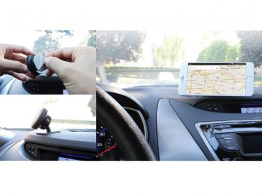 Cradle-less Extra Strength Magnetic Car Dash Mount Holder for Galaxy Note 4