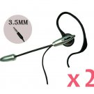 2 pcs, Ear Hook Boom Mic. Hands free Headset for Apple iPhone 6 Plus