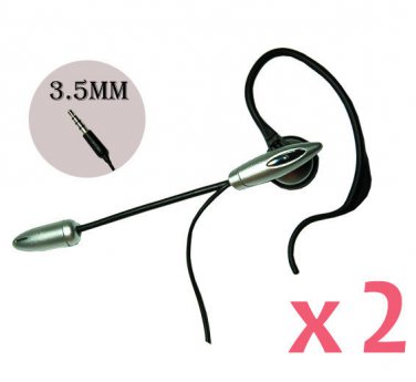 2 pcs, Ear Hook Boom Mic. Hands free Headset for HTC One M9
