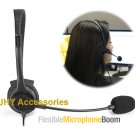 3.5mm Headband Hands-Free Boom Mic. Headset For Motorola Moto Z2 Force / E4