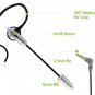 3.5 mm Flexible Over-the-Ear Boom Mic Headset For Motorola Moto X4 / E4 / G5 Plu