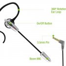 3.5mm Flexible Over-the-Ear Boom Mic Handsfree Headset For LG V30