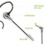 3.5mm Flexible Over-the-Ear Boom Mic Handsfree Headset For Motorola Moto X4