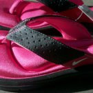 Nike Women Comfort Thong  Flip Flops Black Pink New in Box Sandals New in Box