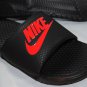 Nike Swoosh Benassi Men Slide Sandal Phylon Black Challenge Red 343880-060 NIB