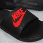 Nike Swoosh Benassi Men Slide Sandal Phylon Black Challenge Red 343880-060 NIB