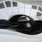Nike Women Comfort Thong  Flip Flops Black White Sole Cool Grey Sandals New