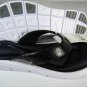 Nike Women Comfort Thong  Flip Flops Black White Sole Cool Grey Sandals New