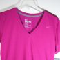 Nike Womens Performance Short Sleeve V-Neck Violet Slim Tee Dri-Fit 450725-513