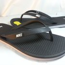 Nike Solarsoft Thong II Black Stealth Grey Flip Flops Sandals Men 488160-018 NWT